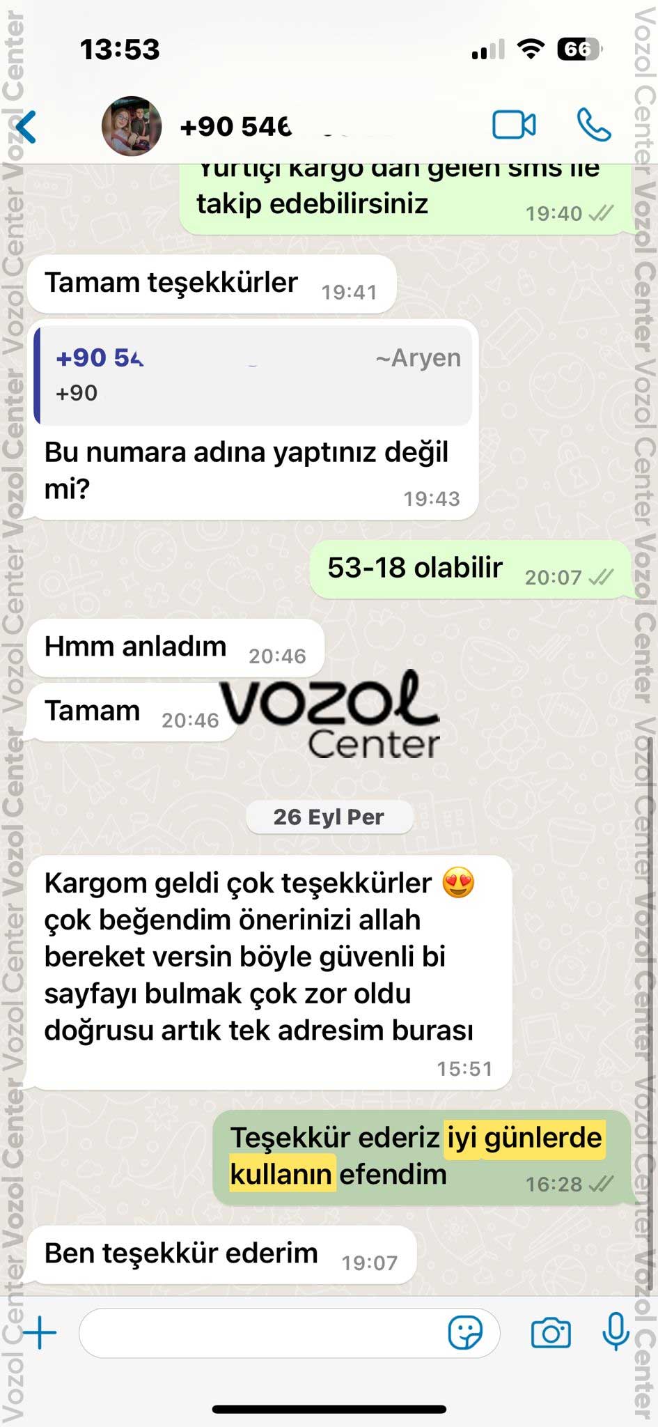 Vozol Center müşteri memnuniyeti görseli 3
