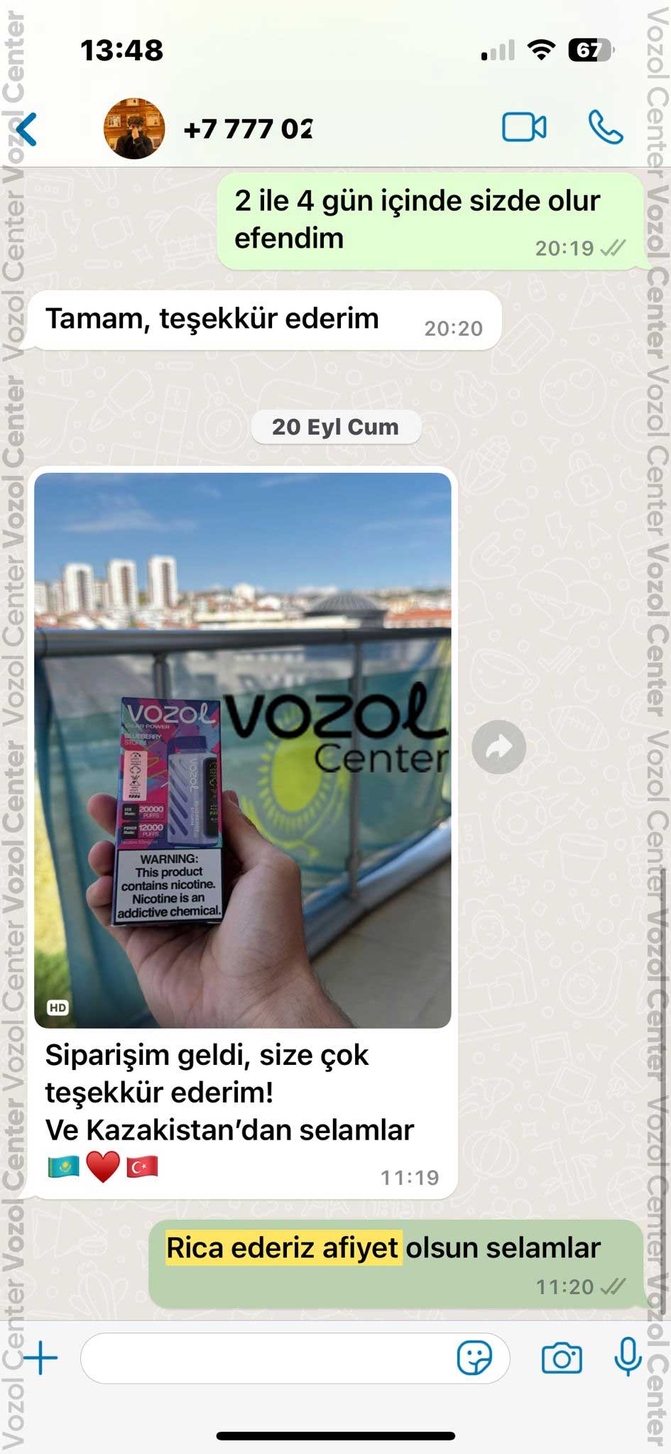 Vozol Center müşteri memnuniyeti görseli 17