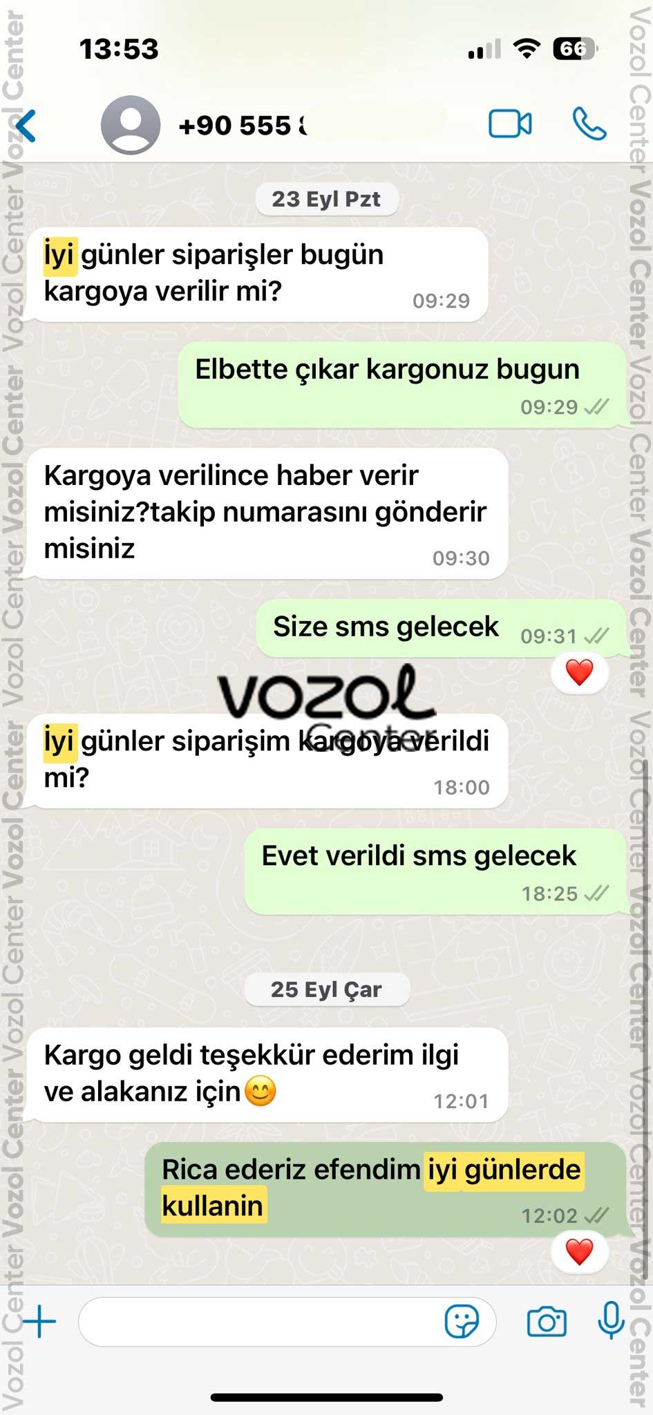 Vozol Center müşteri memnuniyeti görseli 5