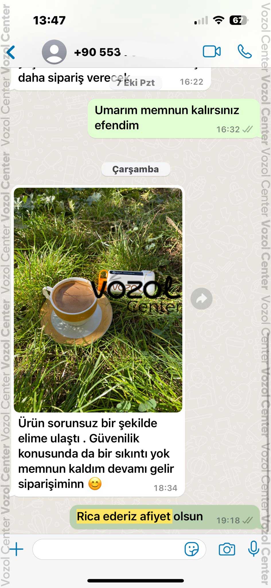 Vozol Center müşteri memnuniyeti görseli 13