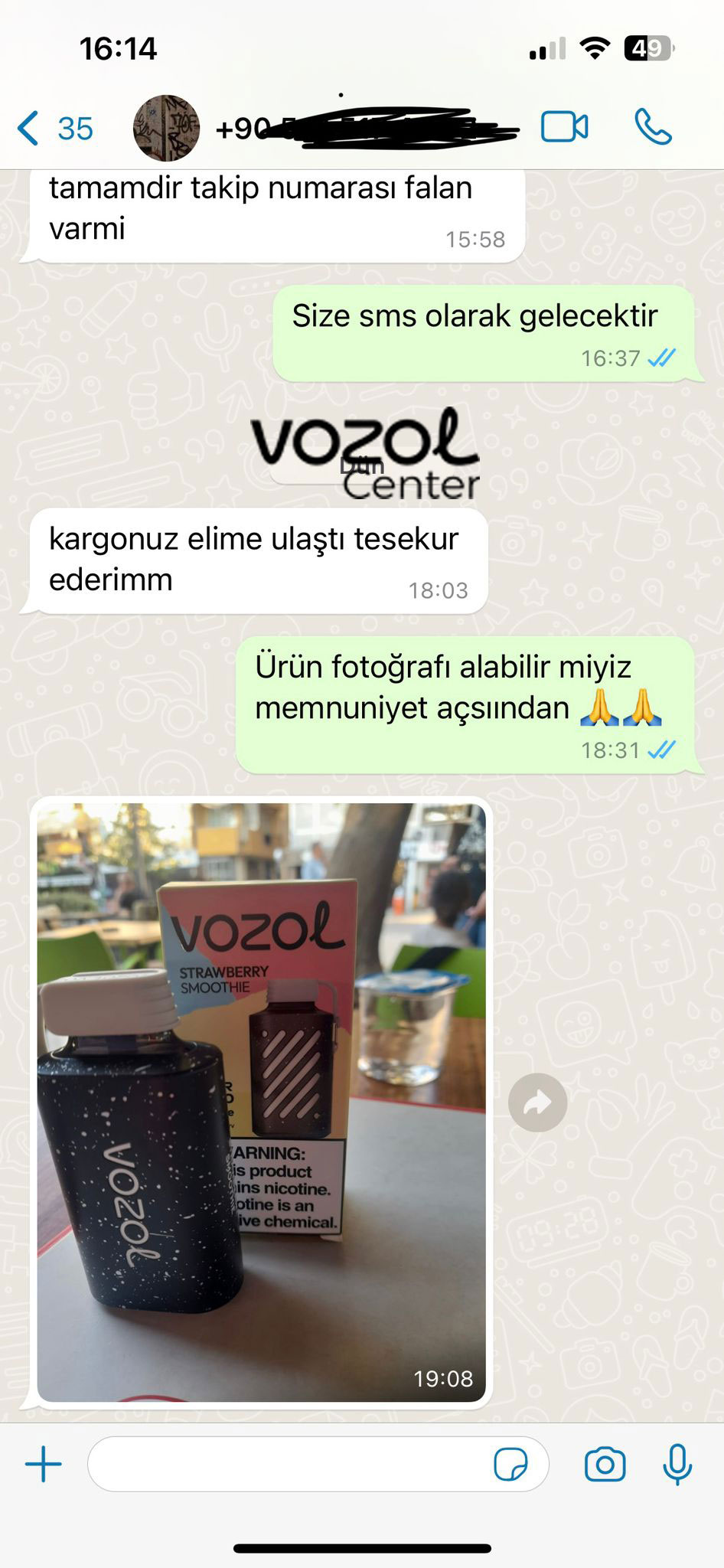 Vozol Center müşteri memnuniyeti görseli 53