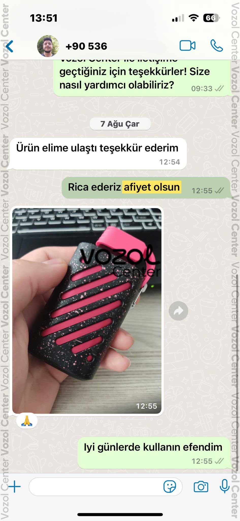 Vozol Center müşteri memnuniyeti görseli 11