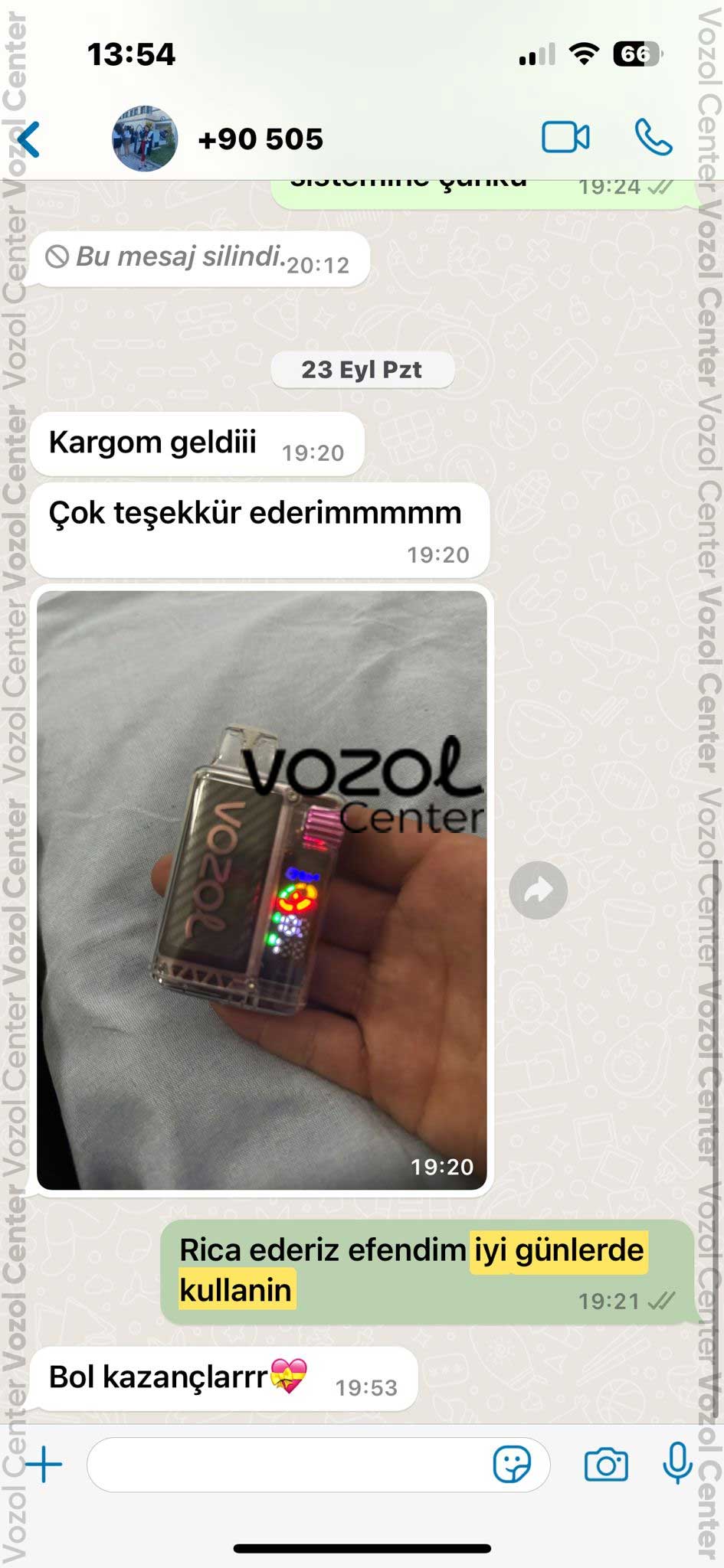 Vozol Center müşteri memnuniyeti görseli 7