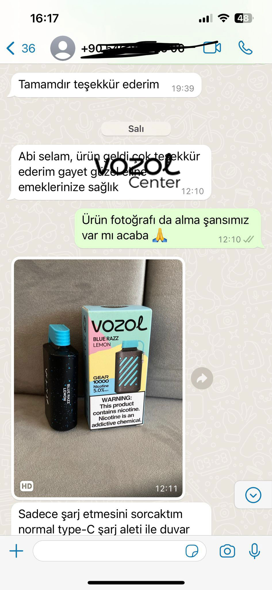 Vozol Center müşteri memnuniyeti görseli 47