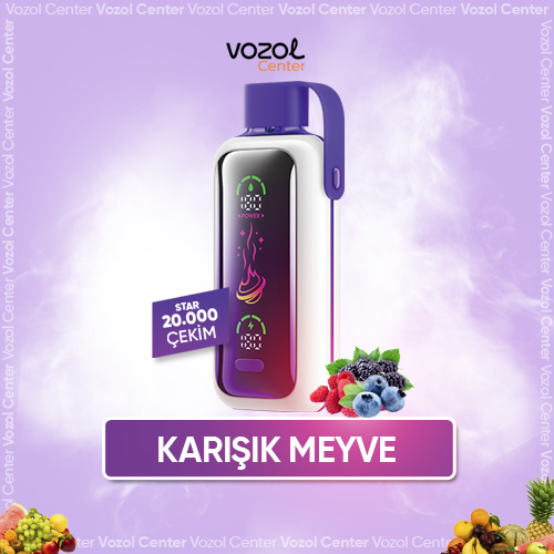 Mixed Berries Vozol Star 20K Hızlı Teslimat | 20K
